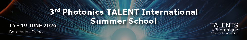 3rd Photonics TALENT International Summer School 2026>